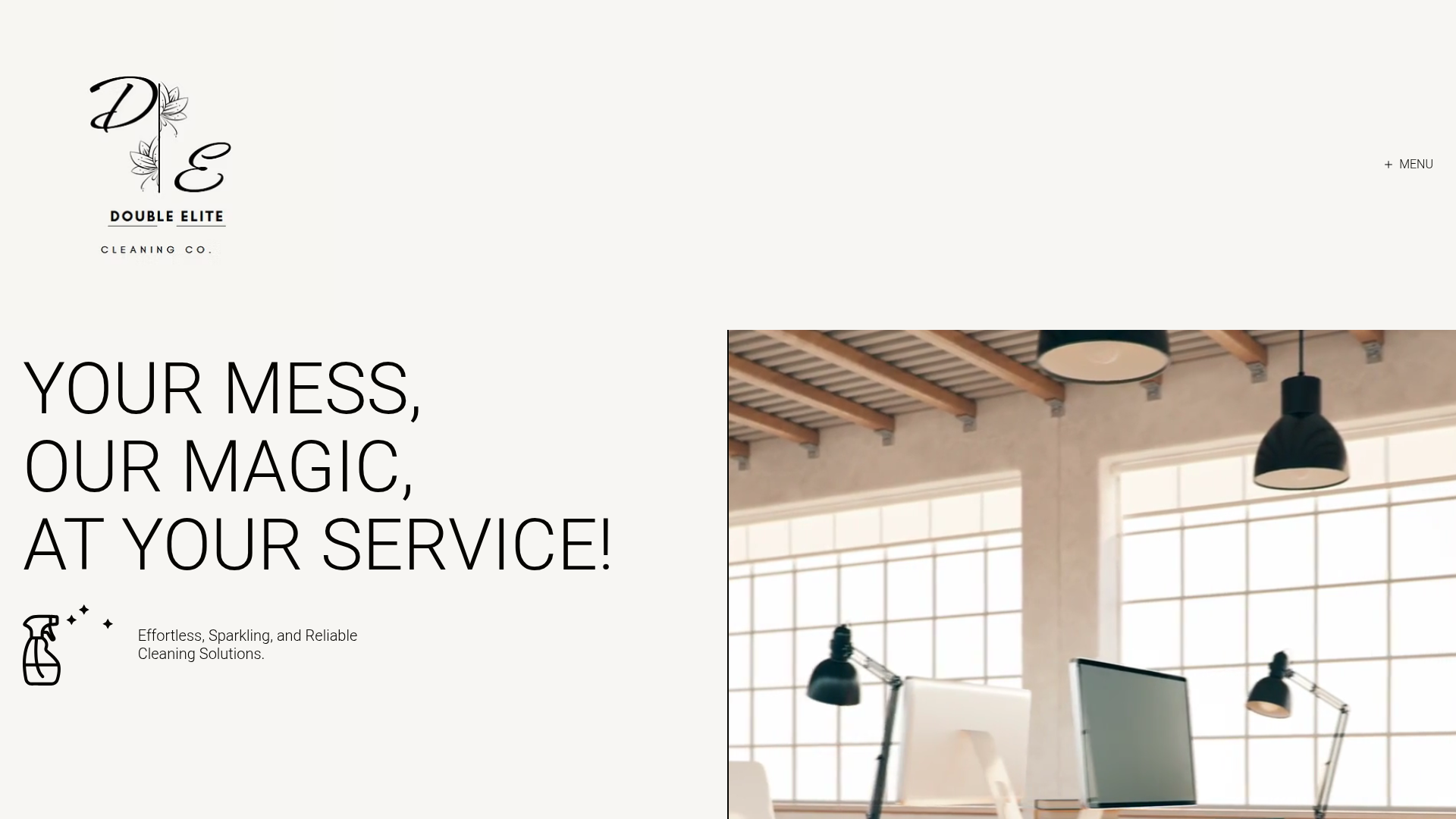 Double Elite Cleaning Co. live website